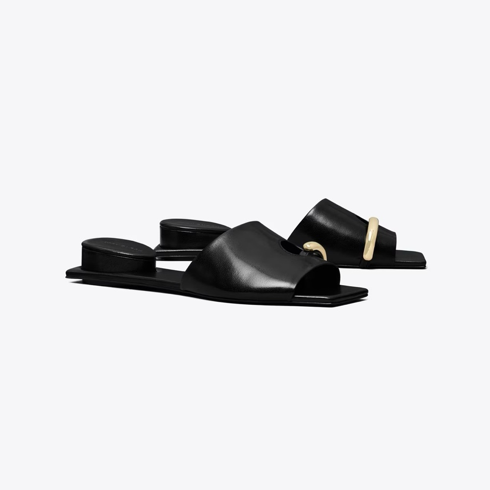 NWT Tory Burch Pierced Mule Sandal